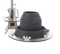 Generisch - Hob Jack, Stove Jack Set for - High Temperature Silicone Pipe Collar Indicators | Flexible Roof Jack Pipe Collar, Firewood Stove Vent Exhaust Connection for Bells, Yurt