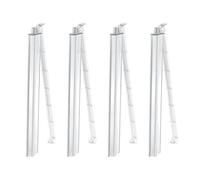 Generisch Holding and Sliding Devices for Mahjong Tokens, 4-Piece Mahjong Accessories, Rack Combination, For Players, Beginners, Holiday Parties, Game Night, Family Reunion