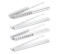Generisch Holding and Sliding Devices for Mahjong Tokens, 4-Piece Mahjong Accessory Set - Acrylic Holders for Tokens - For Players Beginners Holiday Parties Game Night Family Reunion