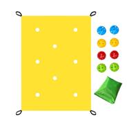 Generisch Hole Tarp Team Building Game - Group Practice Set with Hollow Ball | Fun Learning Activities for Work School | Family Reunions, Team Games for Team Collaboration