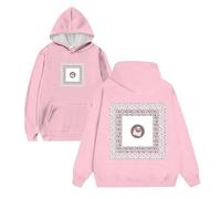 Generisch Hooded Jacket Men's Valentine's Day Limited Hoodie Art Print Small Square Comfortable Casual Sports Pullover Fashion Personality Lover Must Men's Things, pink, S