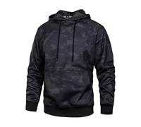 Generisch Hooded Pullover Men's Patchwork Pullover Camouflage Hoodie Y2K Long Sleeve Colour Block Sweatshirt Winter Warm Cardigan Basic Winter Jacket Drawstring Sweat Jacket Leisure Pattern Shirt, F