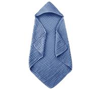 Generisch Hooded Towel for Babies, 89 x 89 cm, Cotton Bath Towel, Fluffy, Quick-Drying Bathrobe for Bathing, Shower, Nursery, Home, Children's Room