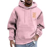 Generisch Hoodie 2025 Trend Men and Women with the Same New Year Hoodie Casual Sports Fashion New Year Essential Top Hoodie Men L, pink, S