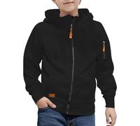 Generisch Hoodie Boys Children's Zip Up Hoodie Sportswear Outdoor Leisure Sweat Jacket with Hood Plain Sporty Sweatshirt Vintage Hoodie Long Sleeve Pullover Hoodie Hooded Jacket