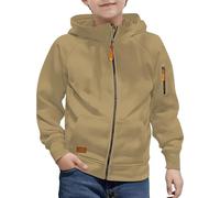 Generisch Hoodie Boys Children's Zip Up Hoodie Sportswear Outdoor Leisure Sweat Jacket with Hood Plain Sporty Sweatshirt Vintage Hoodie Long Sleeve Pullover Hoodie Hooded Jacket