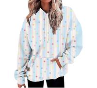 Generisch Hoodie Women's Hoodie with Pockets Casual Sweatshirt with Hood Girls Clothing Cuddly Hoodie Pullover Sweatshirt Long Sleeve Shirts Fashion Christmas Hoodie, Mr1, S