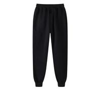 Generisch Hoodie Women's Short with Trousers Men's Comfy Hookup Hooker Trousers Bundle with Solid Colour Lacing Training Trousers Comfortable Trousers Women's Short Size, black, S