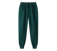 Generisch Hoodie Women's Short with Trousers Men's Comfy Hookup Hooker Trousers Bundle with Solid Colour Lacing Training Trousers Comfortable Trousers Women's Short Size, Green, M