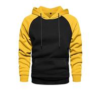 Generisch Hoodies Camo Hooded Sweatshirts Sweatshirt Men's Plain Colours, J, 5XL