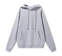 Generisch Hoody Men's Hooded Pullover Men's Minimalist Sweatshirt Comfortable Sportswear Long Sleeve Training Jacket Harajuku College Jacket Loose Autumn Coat Soft Jumper Streetwear, E, M