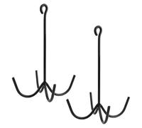 Generisch Hook for the | 4-Arm Equestrian Stand - Set of 2 Bridle Holders - for Garage, Utility Room, Stable, Barn, Trailer, Riding Stable, Fence Rail, and Workshop