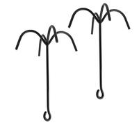 Generisch Hook for the | 4-prong equestrian hanger - set of 2 bridle holders, for workshop, garage, utility room, stable, barn trailer boxes and fence rail