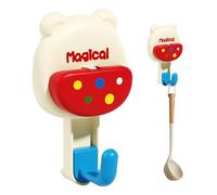 Generisch Hook with suction cup for the shower, reusable holder for hangers, hanger with suction cup - for the bathroom wall, bathrobe, towels, bags and coat