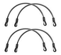 Generisch Horse Blanket Straps | 4-Piece Elastic Adjustable Straps | 54 cm Stretchy Straps for Blankets with Double End Clips - Suitable for Pets, Carpets, Stalls, Buckets, Training, Hats and
