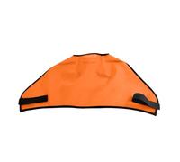 Generisch Horse Bow Tie with Horse Bow Tie, Full Face Cover Fine Mesh, Provides Better Air Circulation for Horses (Orange, 75 x 39 cm)