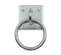 Generisch Horse Equipment Holder - Square Wall Mounted Lock Loop | Stable Accessories | Tie Ring for Training Bridle Halter Horse Ranch Barn Corral Willow Ranching Hardware Set