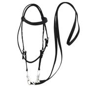 Generisch Horse Halter with Buckle - Adjustable Nylon Headcollar, Soft Padded Riding Bridle, Thick Coated Lead Rope | Durable Creatives Training Halter Set for Riding Stable, Riding Loving