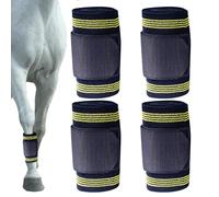 Generisch Horse Wrap, Elastic Riding Bandage | 4 Rolls Horse Leg Wrap - For Veterinarian Training Racing as well as for Injuries of the Ankle Joint of the Hoof Ankle Joint and Knees