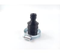 Generisch Hose Adaptor 1/2 Inch to 38 mm Suitable for Gardena and Many Other Hose Systems Includes O-Ring and Hose Clamp PETG
