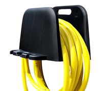 Generisch Hose Holder, Wall Mounted Space Saving Frame, Garden Wall Mount for Hoses up to 30 Metres, for Garage, Backyard, Farm, Patio, Lawn, Pool, Car, Window Cleaning