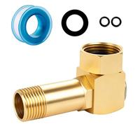 Generisch Hose Swivel Connector, Pipe Swivel Connector - Rotating Hose Angle Replacement, for Outdoor, Lawn, Patio, Watering, Garden, Side Paths and