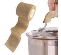 Generisch Hot Handle Covers - 2.5 cm x 4 m, Non-Woven Heat Resistant Wrap Tape | Non-Slip Pan Handle for Ladle, Spatula, Cast Iron Frying Pan, Soup Pot | 13ft Kitchen Pot