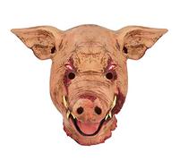 Generisch Hworks Bullets of Justice Pig Headwear Latex Full Face Mask Cosplay Costume Props for Halloween Party
