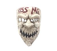 Generisch Hworks Kiss Me Mask Plastic Full Face Mask Scary Cosplay Costume Props for Halloween Party