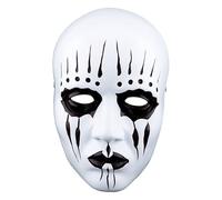 Generisch Hworks Slipknots Cosplay Mask Halloween Cosplay Props Party Resin White Overhead Cosplay Mask