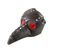 Generisch Hworks Steampunk Beak Mask Plastic The Plague Doctor Mask Cosplay Costume Props for Halloween Party