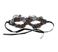 Generisch Hworks Steampunk Mask Half Face Cover Halloween Cosplay Party Prop