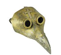 Generisch Hworks The Plague Doctor Cosplay Mask Halloween Cosplay Props Latex Half Face Cover