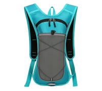 Generisch Hydration Backpack Hydration Bladder Made of Nylon, Lightweight Nylon with Reflective Elements, Water Reservoir & Ergonomic Shoulder Straps for Hunting, sky blue, B, See description