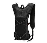 Generisch Hydration Backpack Hydration Bladder Made of Nylon, Lightweight Nylon with Reflective Elements, Water Reservoir & Ergonomic Shoulder Straps for Hunting, black, A, See description