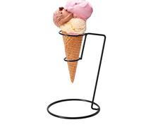 Generisch Ice Cone Holder Stand - Black Iron Wadding Sweets, Decorative Robust Food Display for Ice Cream Cones, Sweets, Popcorn, Sushi, Wedding Party Dessert Table