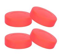 Generisch Ice Hockey Pucks for Practising, Hockey Pucks for Children, Pack of 4 Floor Hockey Pucks, Official Hockey Pucks in Regular Size, Ice Hockey Training, Hockey Training, Practice