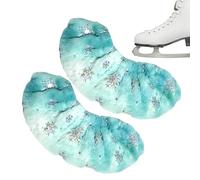 Generisch Ice Skate Protectors - Moisture Wicking Soft Flannel Protective Covers, Hockey Figure Skating Accessories | Heavy Duty Blade Protector for Teens, Women, Men, Adults, Athletes, TRAI