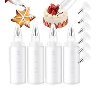 Generisch Icing Bag - Ergonomic Leak-proof Tool Set - Icing Spray Bottle, for Families, Students, Adults, Men, Women, Beginners, Enthusiasts, Home Baking