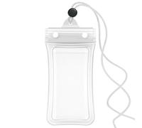 Generisch Impermeable para Móvil Flotante | SECA De PVC Y TPU Transparent De 24 x 11 cm | Soporte Estanco Con Pantalla Táctil para Natación, Buceo, Playa Y Esnórquel, White, Siehe Beschreibung, See