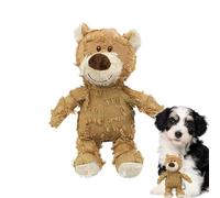 Generisch Indestructible Bear Dog Toy - Squeaky Dog Toy Indestructible Robust Bear Squeaky Dog Chew Item for Small, Large Dogs and Puppies