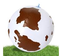 Generisch Inflatable Ball - Party Item in Cowhide Design | Large Ball for & Garden, Swimming Pool, Water Playground, Garden, Summer