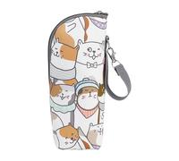 Generisch Insulated Bottle Bag - Waterproof Portable Cooler Pouch, Thermal Breast Milk Storage Carrier, Stroller Travel Nursing Accessory, Lightweight Daycare Bottle Warmer for Mothers Nursing Mom