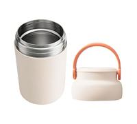 Generisch Insulated Bread Bin for Adults, 600 ml, Stainless Steel, Leak-Proof, Large Volume, for Work, School, Leisure and Travel, Soup and Travel