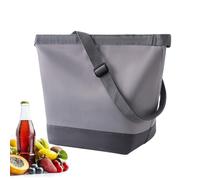 Generisch Insulated lunch box, insulated storage container with roll closure, cool bag for the shoulder, suitable for children, men, women, work, travel, outdoor, camping, picnic and