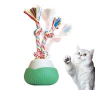 Generisch Interactive Cat Ball Toy - USB-C Rechargeable Intelligent Moving Ball | 3 Hunting Simulation, Rolling Balls with Tail, for Playing, Training, Mental Stimulation