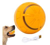 Generisch Interactive Dog Ball - Automatic Moving Dog Toy Ball, Jumping Vibrating USB Rechargeable Dog Toy with Light for Movement Indoor Outdoor