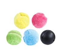 Generisch Interactive Dog Ball - Portable Intelligent Play Ball - Intelligent Plush Toy for Gum Massage, Biting Exercises, Strong Chewers & Boredom