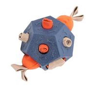 Generisch Interactive Dog Toy, Treat Dispensing Chew Ball, Teeth Cleaning Enrichment Squeaky Ball, Sturdy Puzzle Feeder Design, Ideal for Sniffing, Chewing, Relaxing, 5.31 x 5.12 x 4.33 inches
