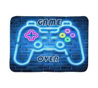 Generisch Interactive Educational Play Mat Soft Crystal Velvet for Colourful Designs (Blue, 90 x 60 cm)